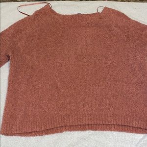 Pink Fuzzy Sweater